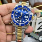 VS Factory Rolex Submariner 116613LB 40mm Half Yellow Gold Blue Dial