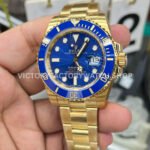 VS Factory Rolex Submariner 116618LB 40mm Full Yellow Gold Blue Dial