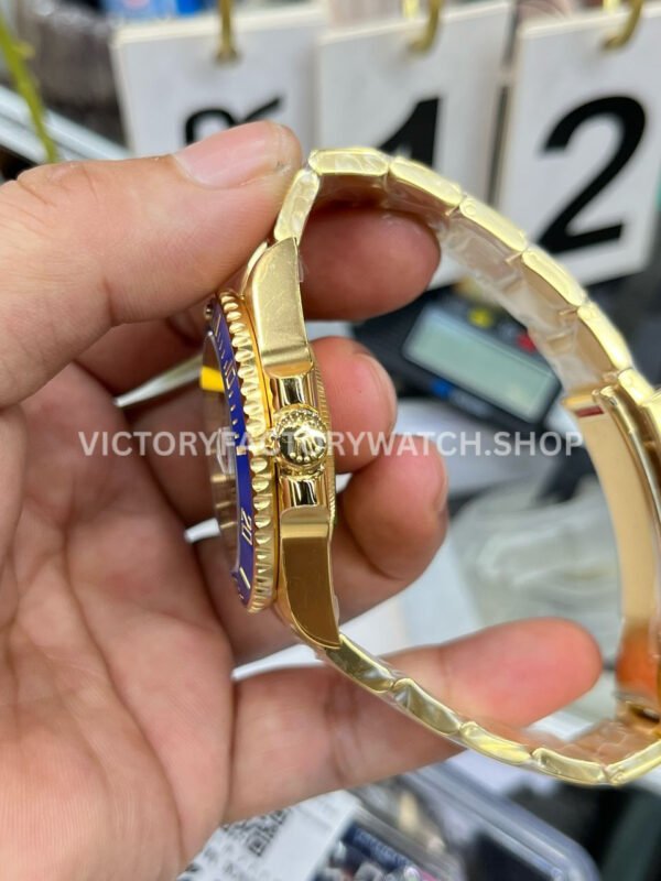 VS Factory Rolex Submariner 116618LB 40mm Full Yellow Gold Blue Dial