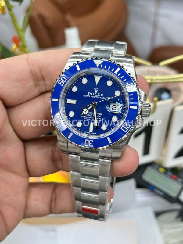 VS Factory Rolex Submariner 116619LB 40mm Full White Gold Blue Dial