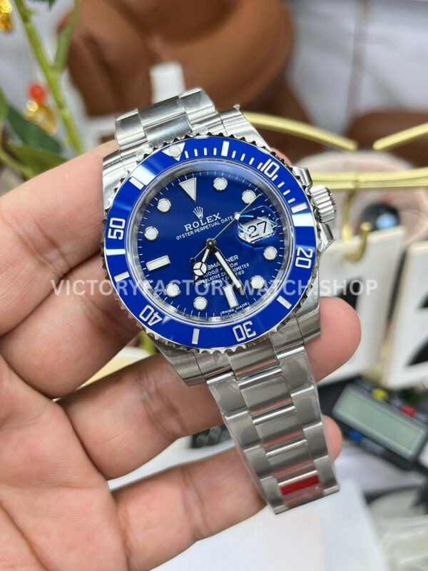 VS Factory Rolex Submariner 116619LB 40mm Full White Gold Blue Dial