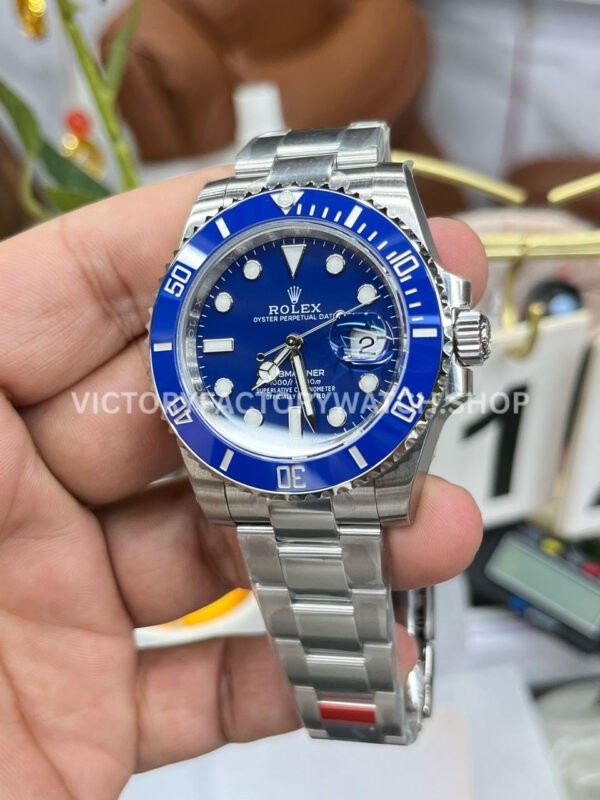 VS Factory Rolex Submariner 116619LB 40mm Full White Gold Blue Dial