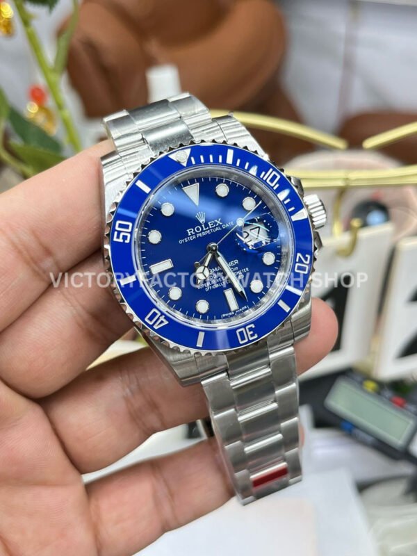 VS Factory Rolex Submariner 116619LB 40mm Full White Gold Blue Dial