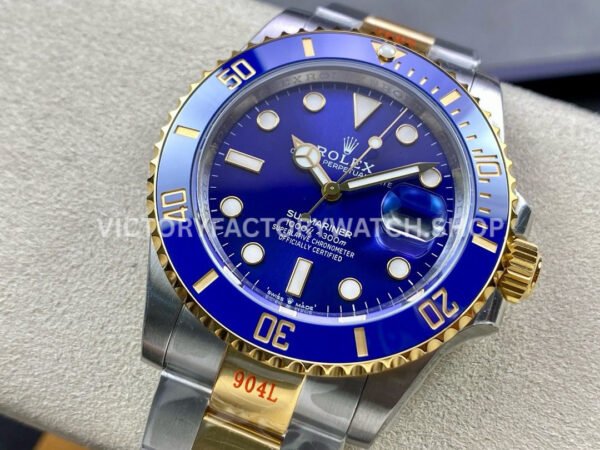 VS Factory Counterweight Rolex Submariner 126613LB 41mm Half Yellow Gold Blue Dial