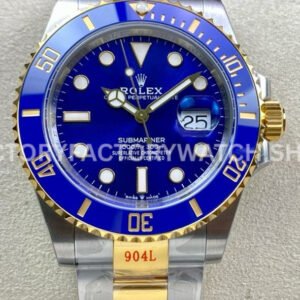 VS Factory Rolex Submariner 126613LB 41mm Yellow Gold Blue Dial Super clone