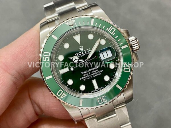 VS Factory Rolex Submariner Hulk 116610LV 40mm Full 904L Green Dial (6) VS Factory Rolex Submariner Hulk 116610LV 40mm Full 904L Green Dial
