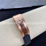 VS Factory Rolex Yacht-Master 126655 40mm Rose Gold Oysterflex Black Dial