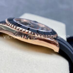 VS Factory Rolex Yacht-Master 126655 40mm Rose Gold Oysterflex Black Dial
