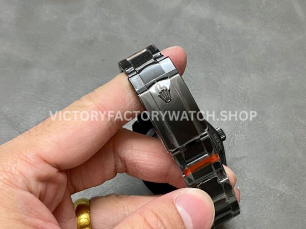 YS Factory Rolex Tourbillons Label Noir 116400 LNT01HS 40mm Black PVD-coated Grey Dial (7) YS Factory Rolex Tourbillons Label Noir 116400 LNT01HS 40mm Black PVD-coated Grey Dial