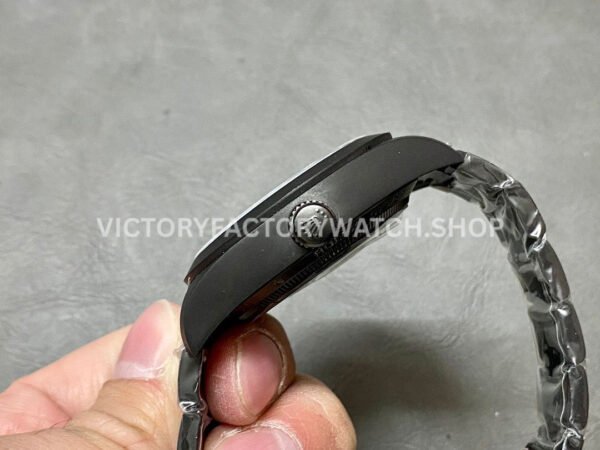 YS Factory Rolex Tourbillons Label Noir 116400 LNT01HS 40mm Black PVD-coated Grey Dial (8) YS Factory Rolex Tourbillons Label Noir 116400 LNT01HS 40mm Black PVD-coated Grey Dial