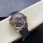 ZF Factory CounterWeight Rolex Sky-Dweller 336235-0002 42mm Rose Gold OysterFlex Brown Dial (3) ZF Factory Counterweight Rolex Sky-Dweller 336235-0002 42mm Rose Gold OysterFlex Brown Dial