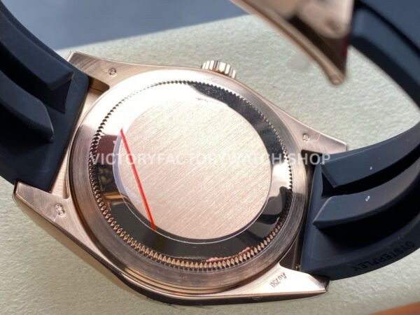 ZF Factory CounterWeight Rolex Sky-Dweller 336235-0004 42mm Rose Gold Rubber Strap Grey Dial (7) ZF Factory Counterweight Rolex Sky-Dweller 336235-0004 42mm Rose Gold OysterFlex Grey Dial