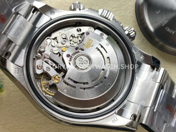 ZF Factory Rolex Daytona 116599RBOW 40mm White Gold Black Dial (10) ZF Factory Rolex Daytona 116599RBOW 40mm White Gold Rainbow Bezel Diamond Black Dial