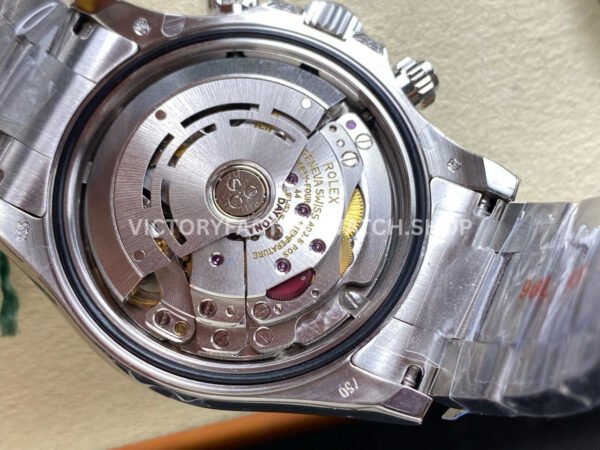 ZF Factory Rolex Daytona 116599RBOW 40mm White Gold Black Dial (12) ZF Factory Rolex Daytona 116599RBOW 40mm White Gold Rainbow Bezel Diamond Black Dial