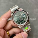 ZF Factory Rolex Sky-Dweller 336934-0001 42mm White Gold 904L Green Dial (2) ZF Factory Rolex Sky-Dweller 336934-0001 42mm White Gold 904L Green Dial