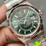 ZF Factory Rolex Sky-Dweller 336934-0001 42mm White Gold 904L Green Dial (3) ZF Factory Rolex Sky-Dweller 336934-0001 42mm White Gold 904L Green Dial