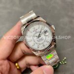ZF Factory Rolex Sky-Dweller 336934-0003 42mm White Gold 904L White Dial (5) ZF Factory Rolex Sky-Dweller 336934-0003 42mm White Gold 904L White Dial
