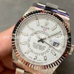 ZF Factory Rolex Sky-Dweller 336934-0003 42mm White Gold 904L White Dial (6) ZF Factory Rolex Sky-Dweller 336934-0003 42mm White Gold 904L White Dial