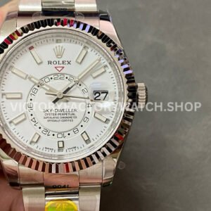 ZF Factory Rolex Sky-Dweller 336934-0003 42mm White Gold 904L White Dial