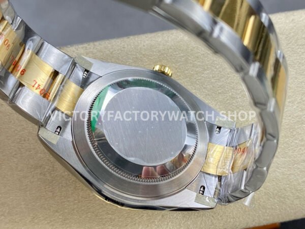 ZQ Factory Rolex Datejust 126333-0001 41mm Half Yellow Gold Silver Dial
