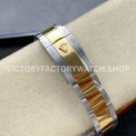 ZQ Factory Rolex Datejust 126333-0001 41mm Half Yellow Gold Silver Dial