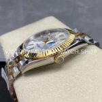 ZQ Factory Rolex Datejust 126333-0002 41mm Half Yellow Gold Silver Dial Jubilee