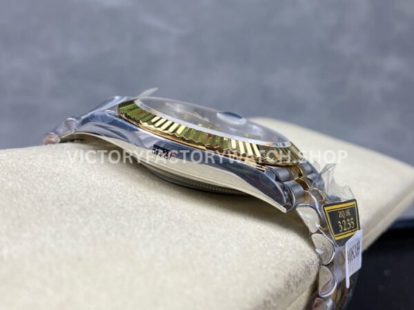 ZQ Factory Rolex Datejust 126333-0002 41mm Half Yellow Gold Silver Dial Jubilee