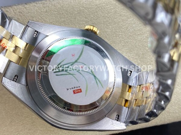 ZQ Factory Rolex Datejust 126333-0002 41mm Half Yellow Gold Silver Dial Jubilee