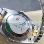 ZQ Factory Rolex Datejust 126333-0006 41mm Half Yellow Gold Diamond Black Dial Jubilee