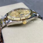 ZQ Factory Rolex Datejust 126333-0010 41mm Half Yellow Gold Champagne Dial Jubilee