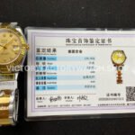 ZQ Factory Rolex Datejust 126333-0011 41mm Half Yellow Gold Diamond Champagne Dial