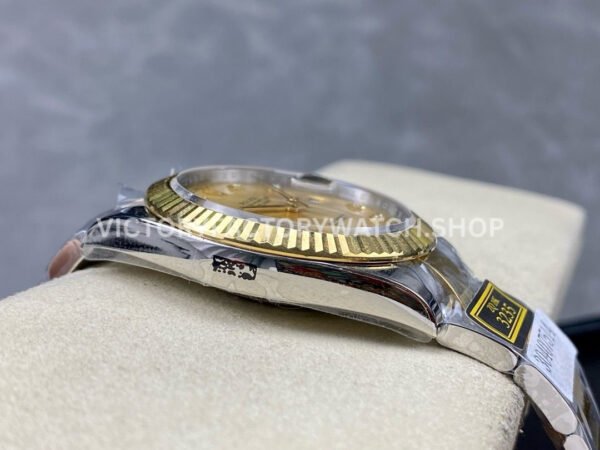 ZQ Factory Rolex Datejust 126333-0011 41mm Half Yellow Gold Diamond Champagne Dial