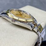 ZQ Factory Rolex Datejust 126333-0012 41mm Half Yellow Gold Diamond Champagne Dial Jubilee