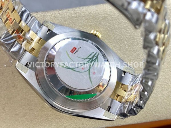 ZQ Factory Rolex Datejust 126333-0012 41mm Half Yellow Gold Diamond Champagne Dial Jubilee
