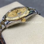 ZQ Factory Rolex Datejust 126333-0012 41mm Half Yellow Gold Diamond Champagne Dial Jubilee