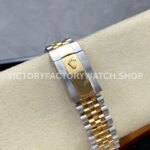 ZQ Factory Rolex Datejust 126333-0012 41mm Half Yellow Gold Diamond Champagne Dial Jubilee