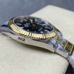 ZQ Factory Rolex Datejust 126333-0013 41mm Half Yellow Gold Black Dial