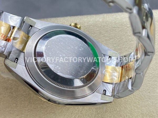 ZQ Factory Rolex Datejust 126333-0017 41mm Half Yellow Gold Diamond Mother Of Pearl Dial