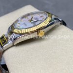 ZQ Factory Rolex Datejust 126333-0017 41mm Half Yellow Gold Diamond Mother Of Pearl Dial