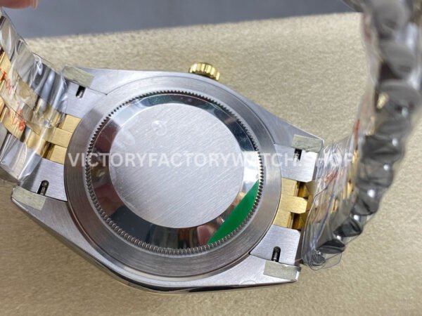 ZQ Factory Rolex Datejust 126333-0018 41mm Half Yellow Gold Diamond Mother Of Pearl Dial Jubilee