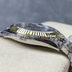 ZQ Factory Rolex Datejust 126333-0020 41mm Half Yellow Gold Roman Numerals Wimbledon Grey Dial Jubilee