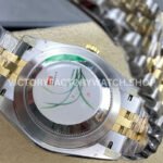 ZQ Factory Rolex Datejust 126333-0022 41mm Half Yellow Gold Fluted Motif Gold Dial Jubilee