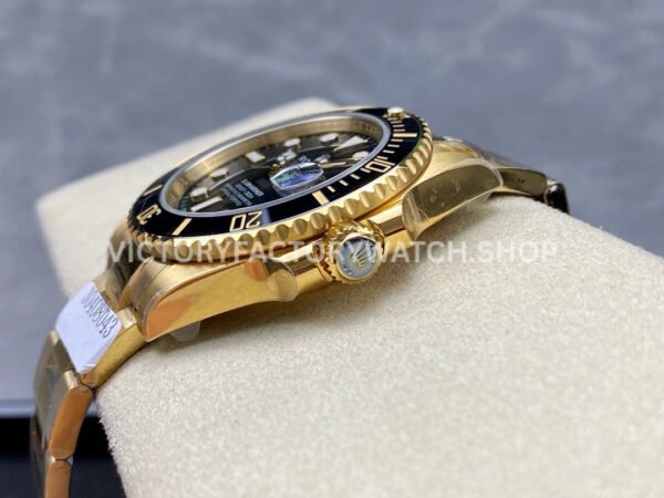 ZQ Factory Rolex Submariner 116618LN 40mm Full Yellow Gold Black Dial