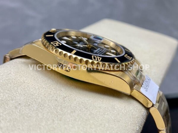 ZQ Factory Rolex Submariner 116618LN 40mm Full Yellow Gold Black Dial