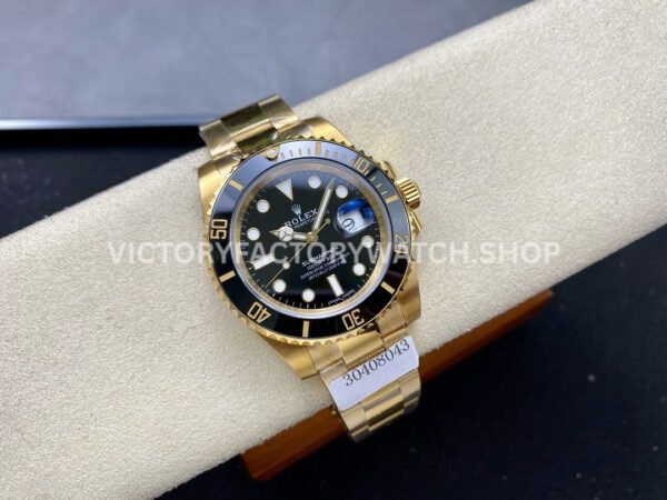 ZQ Factory Rolex Submariner 116618LN 40mm Full Yellow Gold Black Dial