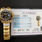 ZQ Factory Rolex Submariner 116618LN 40mm Full Yellow Gold Black Dial