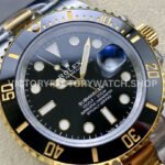 ZQ Factory Rolex Submariner 126613LN 41mm Half Yellow Gold Black Dial