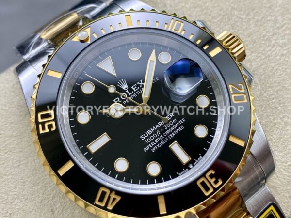 ZQ Factory Rolex Submariner 126613LN 41mm Half Yellow Gold Black Dial