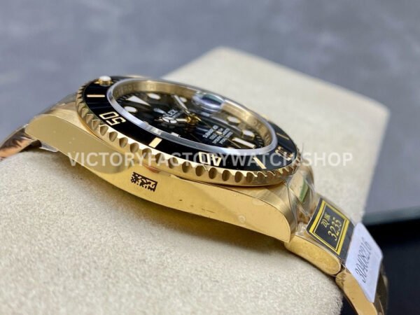 ZQ Factory Rolex Submariner 126618LN 41mm Full Yellow Gold Black Dial