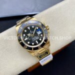 ZQ Factory Rolex Submariner 126618LN 41mm Full Yellow Gold Black Dial